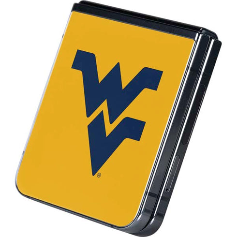 West Virginia University Yellow Background Galaxy Z Flip5 5G Skin
