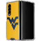 West Virginia University Yellow Background Galaxy Z Fold4 5G Clear Case
