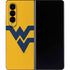 West Virginia University Yellow Background Galaxy Z Fold4 5G Skin