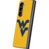 West Virginia University Yellow Background Galaxy Z Fold5 5G Skin