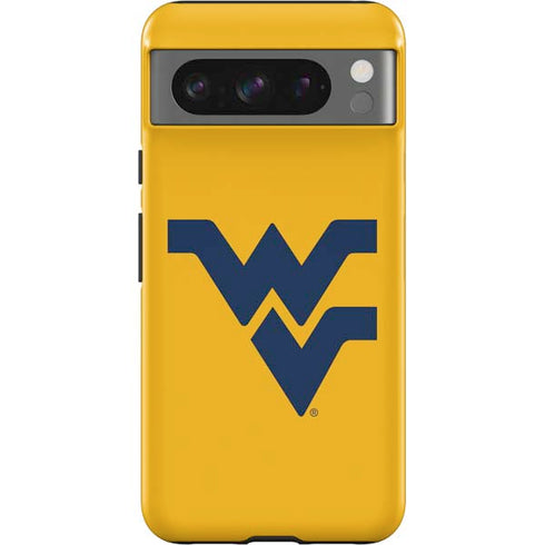 West Virginia University Yellow Background Google Pixel 8 Pro Impact Case