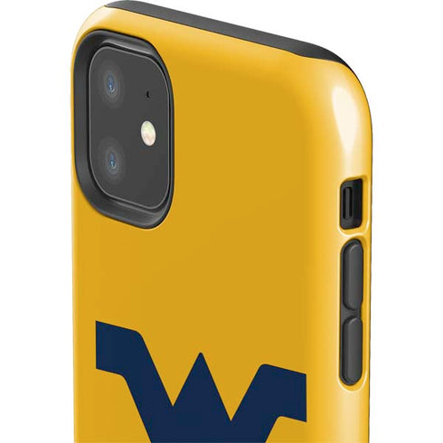 West Virginia University Yellow Background iPhone 11 Impact Case