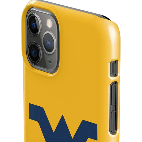 West Virginia University Yellow Background iPhone 11 Pro Lite Case