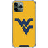 West Virginia University Yellow Background iPhone 11 Pro Max Clear Case