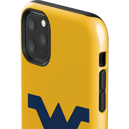 West Virginia University Yellow Background iPhone 11 Pro Max Impact Case