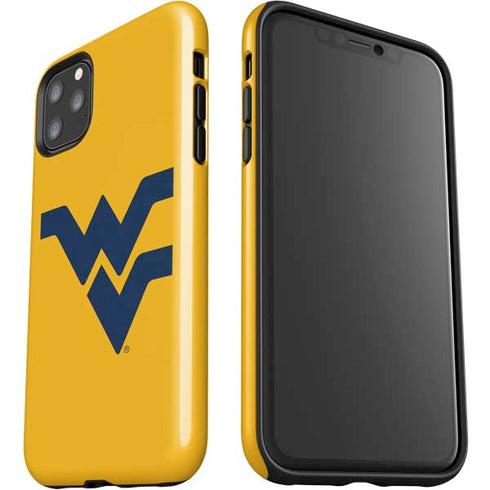 West Virginia University Yellow Background iPhone 11 Pro Max Impact Case