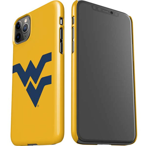West Virginia University Yellow Background iPhone 11 Pro Max Lite Case