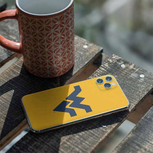 West Virginia University Yellow Background iPhone 11 Pro Max Skin