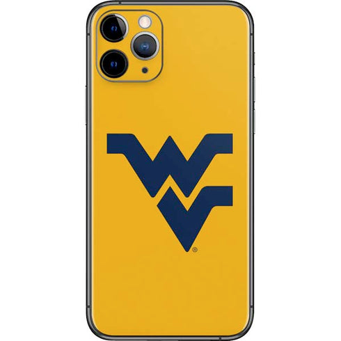 West Virginia University Yellow Background iPhone 11 Pro Skin