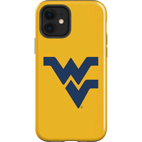 West Virginia University Yellow Background iPhone 12 Impact Case