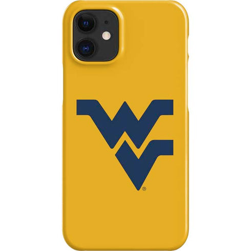 West Virginia University Yellow Background iPhone 12 Mini Lite Case