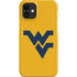 West Virginia University Yellow Background iPhone 12 Mini Lite Case