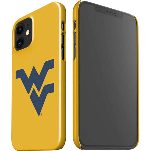 West Virginia University Yellow Background iPhone 12 Mini Lite Case