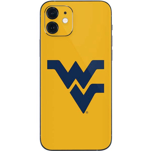 West Virginia University Yellow Background iPhone 12 Mini Skin