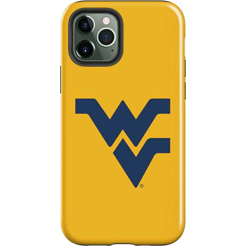 West Virginia University Yellow Background iPhone 12 Pro Impact Case