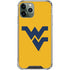 West Virginia University Yellow Background iPhone 12 Pro Max Clear Case