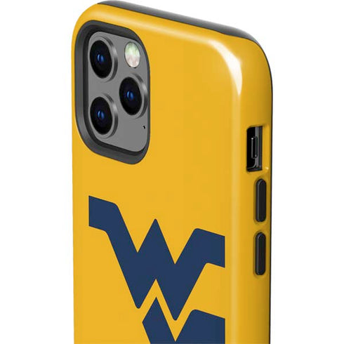 West Virginia University Yellow Background iPhone 12 Pro Max Impact Case