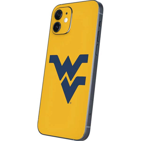 West Virginia University Yellow Background iPhone 12 Skin