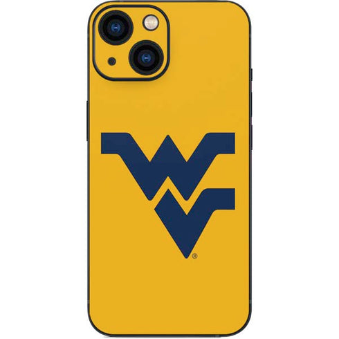 West Virginia University Yellow Background iPhone 13 Mini Skin