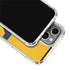 West Virginia University Yellow Background iPhone 13 Pro Clear Case