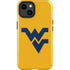 West Virginia University Yellow Background iPhone 14 Plus Impact Case