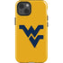 West Virginia University Yellow Background iPhone 15 Impact Case