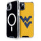 West Virginia University Yellow Background iPhone 15 Plus MagSafe Case