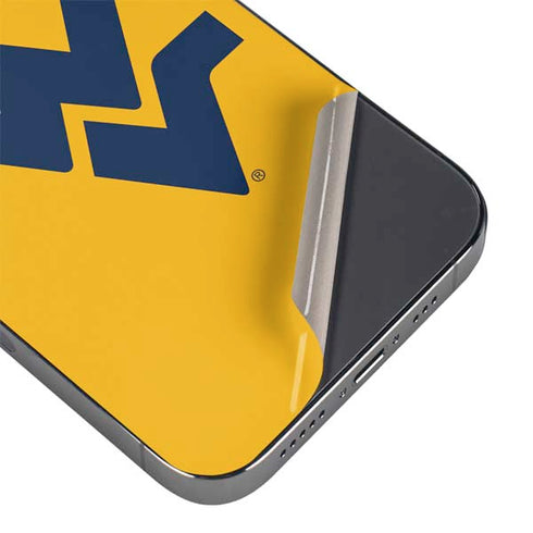 West Virginia University Yellow Background iPhone 14 Pro Skin