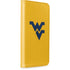 West Virginia University Yellow Background iPhone 15 Plus Folio Case