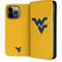West Virginia University Yellow Background iPhone 15 Pro Max Folio Case