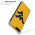 West Virginia University Yellow Background iPhone 7/8 Plus Clear Case