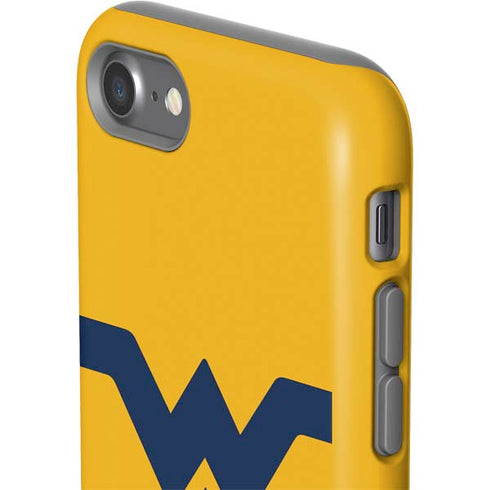 West Virginia University Yellow Background iPhone SE (2nd & 3rd Gen) Pro Case