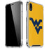 West Virginia University Yellow Background iPhone XR Clear Case