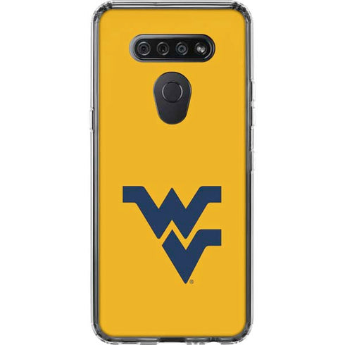 West Virginia University Yellow Background LG K51/Q51 Clear Case