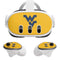 West Virginia University Yellow Background Meta Quest 3 Skin