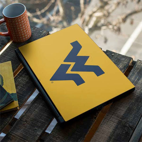 West Virginia University Yellow Background MSI GS65 Stealth Laptop Skin
