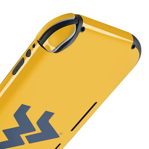 West Virginia University Yellow Background Nintendo Switch Lite Skin