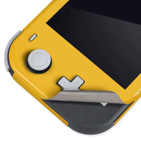 West Virginia University Yellow Background Nintendo Switch Lite Skin