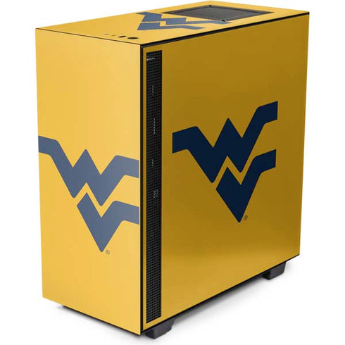 West Virginia University Yellow Background NZXT H510 Compact ATX Mid-Tower Case Skin