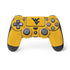 West Virginia University Yellow Background PS4 Controller Skin