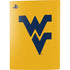 West Virginia University Yellow Background PS5 Console Skin