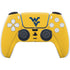 West Virginia University Yellow Background PS5 Controller Skin