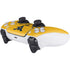 West Virginia University Yellow Background PS5 Controller Skin