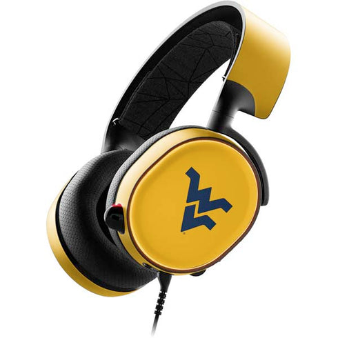 West Virginia University Yellow Background SteelSeries Arctis 5 Skin