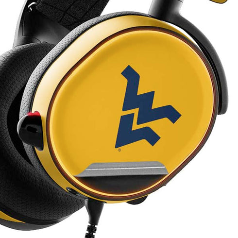 West Virginia University Yellow Background SteelSeries Arctis 5 Skin