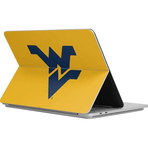 West Virginia University Yellow Background Surface Laptop Studio Skin