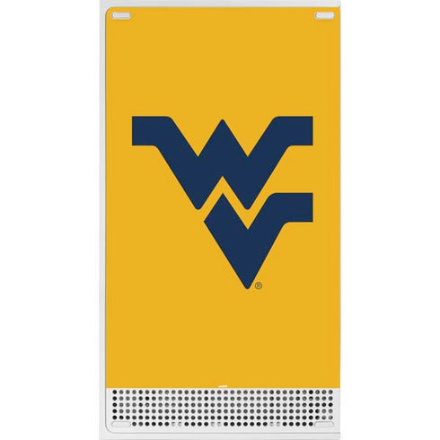 West Virginia University Yellow Background Xbox Series S Console Skin