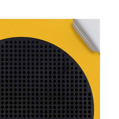 West Virginia University Yellow Background Xbox Series S Console Skin