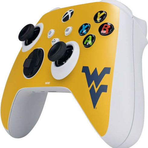 West Virginia University Yellow Background Xbox Series S Controller Skin