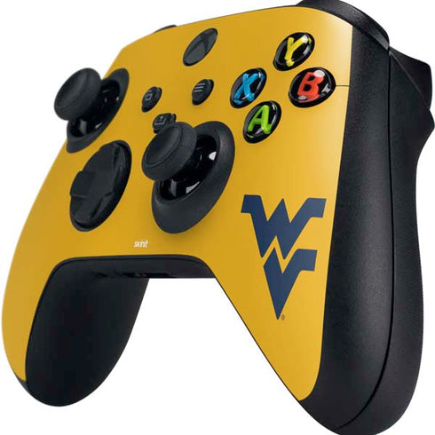 West Virginia University Yellow Background Xbox Series X Controller Skin